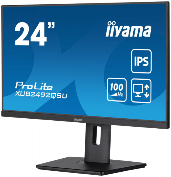 iiyama ProLite XUB2492QSU-B1 computer monitor 60,5 cm (23.8") 2560 x 1440 Pixels Wide Quad HD LED Zwart - Afbeelding 4
