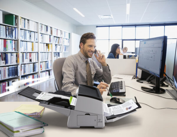 Fujitsu fi-7600 ADF-/handmatige invoer scanner 600 x 600 DPI A3 Zwart, Wit - Afbeelding 5