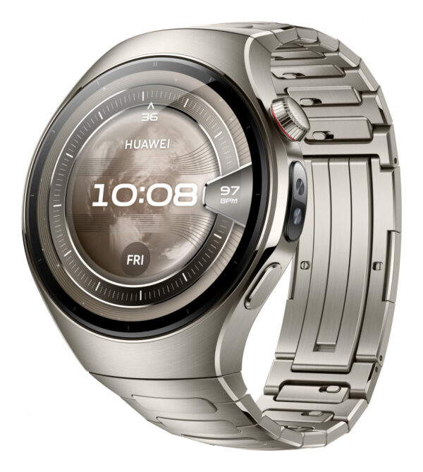 Huawei WATCH 5 3,51 cm (1.38") AMOLED 46 mm Digitaal 466 x 466 Pixels Touchscreen Zilver Wifi GPS - Afbeelding 3