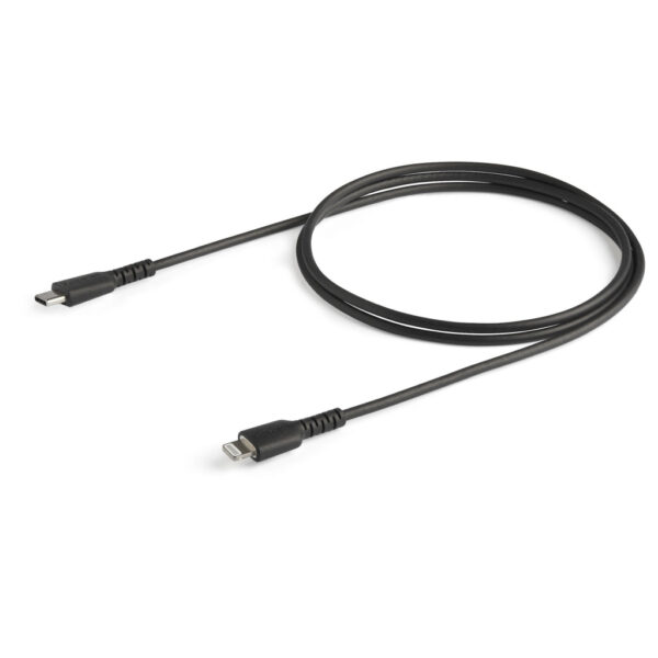 StarTech.com Premium USB-C naar Lightning Kabel 1m Zwart - USB Type C naar Lightning Charge & Sync Oplaadkabel - Verstevigd met - Afbeelding 4
