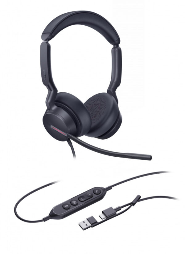 Yealink UH46 Dual Teams USB-C/A Headset - Afbeelding 2