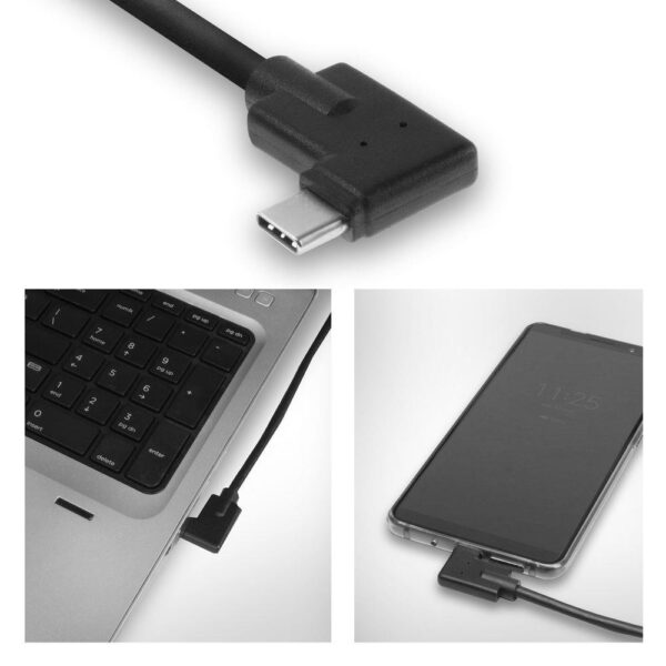 ACT USB 3.0 kabel haaks, USB-C, 2 meter - Afbeelding 2