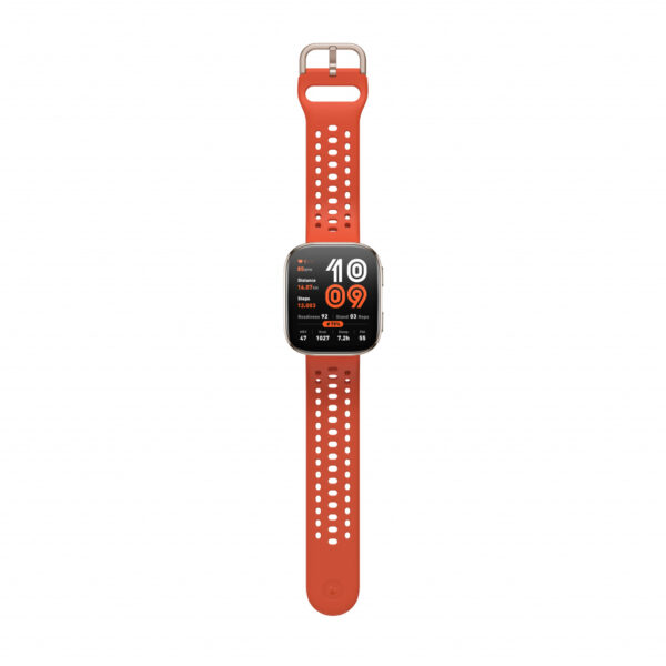 Amazfit Bip 6 Red 5 cm (1.97") AMOLED Digitaal 390 x 450 Pixels Touchscreen Goud GPS - Afbeelding 4