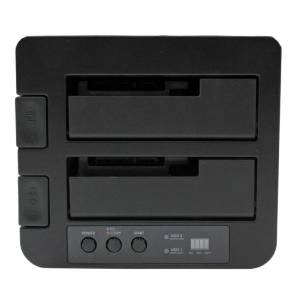 StarTech.com Dual Bay Hard Drive Cloner, Standalone USB 3.2 Gen 1 (5 Gbps) / eSATA naar 2.5/3.5" SATA III HDD/SSD Kloner/Copier, - Afbeelding 2