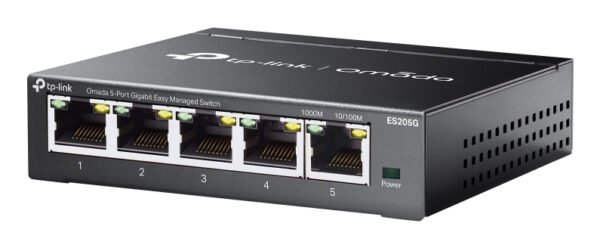 TP-Link Omada ES205G netwerk-switch Managed Gigabit Ethernet (10/100/1000) Zwart - Afbeelding 3