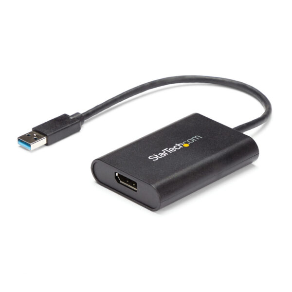 StarTech.com USB 3.0 naar DisplayPort Adapter, 4K 30Hz, USB-A naar Single DP Monitor, Externe Video & Graphische Kaart, USB Vid