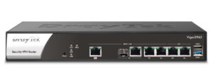 DrayTek Vigor 2962 bedrade router 2.5 Gigabit Ethernet Zwart