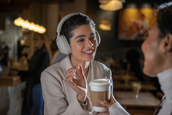 Sony WH-1000XM5 Headset Bedraad en draadloos Hoofdband Oproepen/muziek Bluetooth Zilver, Wit - Afbeelding 5