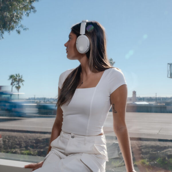 JLab Lux ANC Headset Draadloos Hoofdband Muziek Bluetooth Wit - Afbeelding 5