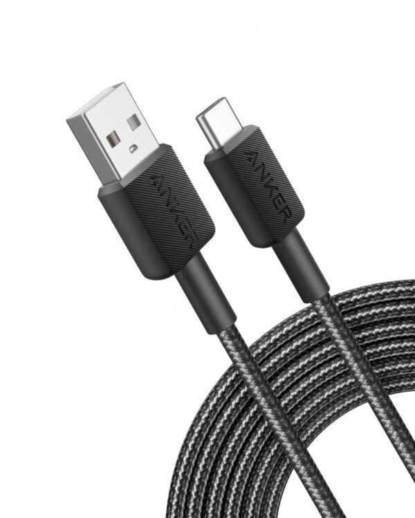 Anker 322 USB-kabel 1,8 m USB A USB C Zwart - Afbeelding 3