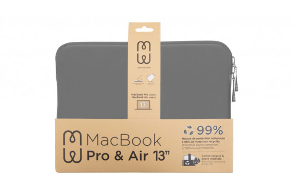 MW Basics ²Life 33 cm (13") Opbergmap/sleeve Grijs, Wit - Afbeelding 3