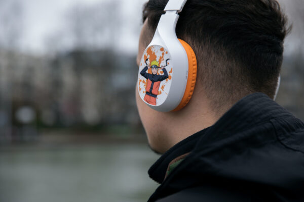 Konix Naruto KX BT HEADPHONES Headset Bedraad en draadloos Hoofdband Gamen Bluetooth Oranje, Wit - Afbeelding 10