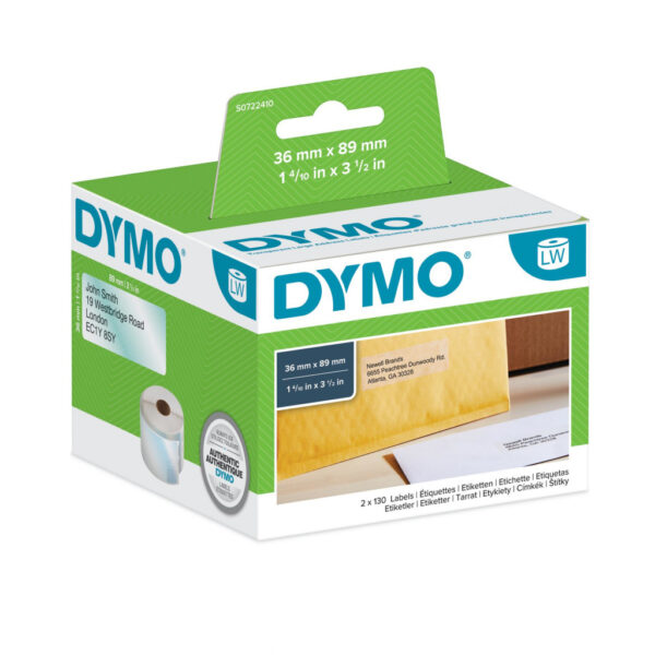 DYMO LW - Grote adreslabels - 36 x 89 mm - S0722410