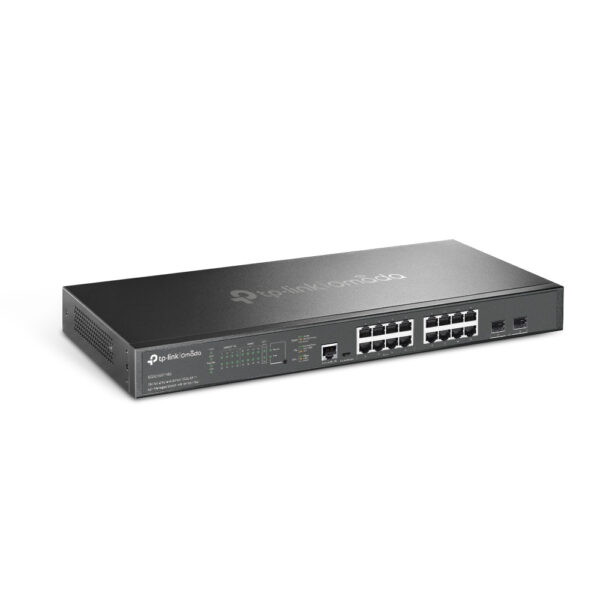TP-Link Omada SG3218XP-M2 netwerk-switch Managed L2+ 2.5G Ethernet (100/1000/2500) Power over Ethernet (PoE) 1U Zwart - Afbeelding 2