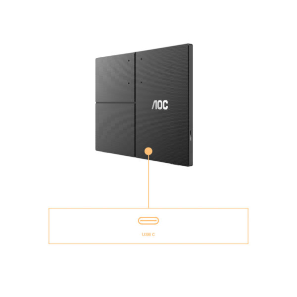AOC T2 16T3EA computer monitor 39,6 cm (15.6") 1920 x 1080 Pixels Full HD Zwart - Afbeelding 5