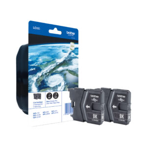 Brother LC985BKBP2 inktcartridge 2 stuk(s) Origineel Zwart