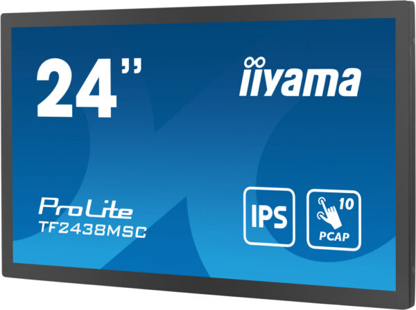 iiyama TF2438MSC-B1 beeldkrant Digitaal A-kaart 61 cm (24") LED 600 cd/m² Full HD Zwart Touchscreen - Afbeelding 9