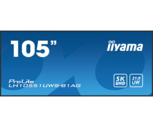 iiyama LH10551UWS-B1AG beeldkrant Digitale signage flatscreen 2,66 m (104.7") LED 500 cd/m² UltraWide Full HD Zwart 24/7