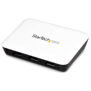 StarTech.com USB 3.0 naar gigabit Ethernet NIC netwerkadapter met 3-poorts hub - wit