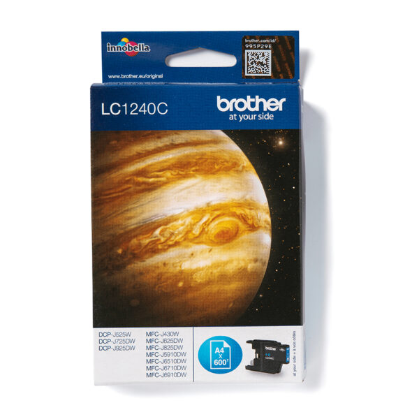 Brother LC1240C inktcartridge 1 stuk(s) Origineel Cyaan
