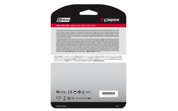 Kingston Technology A400 240 GB 2.5" SATA III TLC - Afbeelding 3