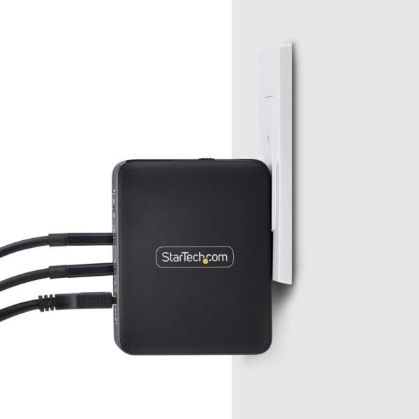 StarTech.com 140W USB-C Wandlader, 3x USB-C/1x USB-A, APFC, PD 3.1 Internationale GaN Power Adapter voor MacBook/Dell XPS/Inspir - Afbeelding 4
