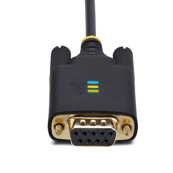 StarTech.com 2m USB naar Null Modem Adapter/Converter Kabel, COM Retention, FTDI, USB-A naar DB9 RS232, Verwisselbare DB9 Schroe - Afbeelding 6