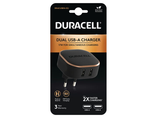 Duracell DRACUSB14-EU oplader voor mobiele apparatuur Zwart - Afbeelding 2