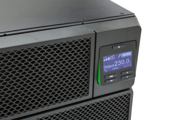 APC Smart-UPS On-Line SRT5KRMXLI - 5kW/VA, 6x C13, 4x C19 uitgang, rackmountable, Embedded NMC - Afbeelding 2