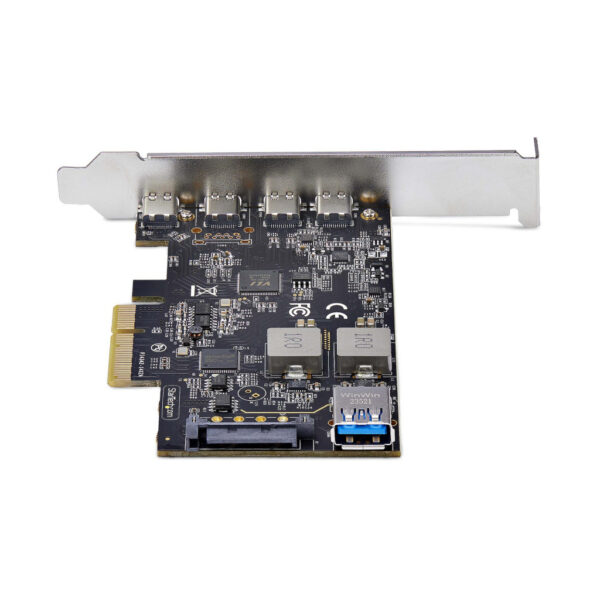 StarTech.com 5-Port USB PCIe Kaart, USB 3.2 10Gbps, PCI Express Kaart met 4x USB-C Poorten, 1x USB-A Interne Poort, USB PCIe Co - Afbeelding 4