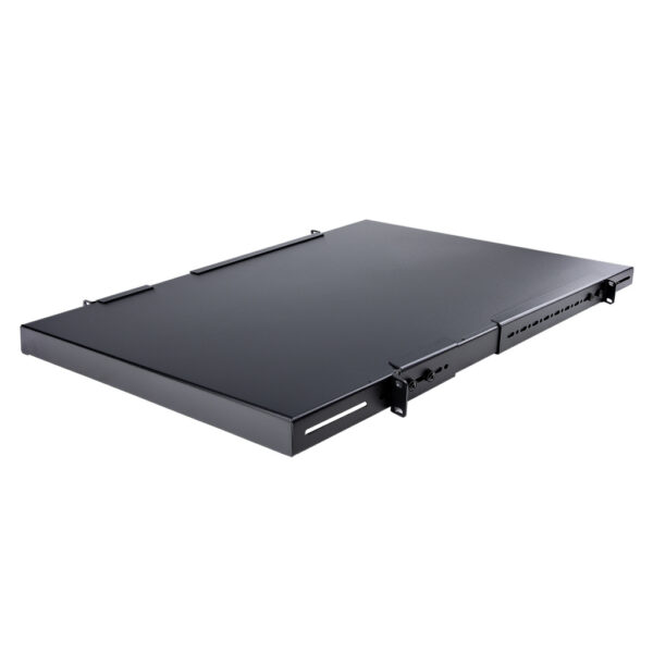 StarTech.com 1U 4-Post Verstelbare Plank voor Server Rack - 150 kg - 49,5 tot 97,4 cm Rack Shelf met Instelbare Montagediepte -
