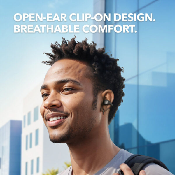 Soundcore C40i Hoofdtelefoons Draadloos Open-ear Gesprekken/Muziek/Sport/Elke dag Bluetooth Zwart - Afbeelding 2