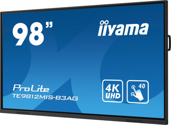 iiyama TE9812MIS-B3AG beeldkrant Kiosk-ontwerp 2,49 m (98") LCD Wifi 400 cd/m² 4K Ultra HD Zwart Touchscreen Type processor An - Afbeelding 5