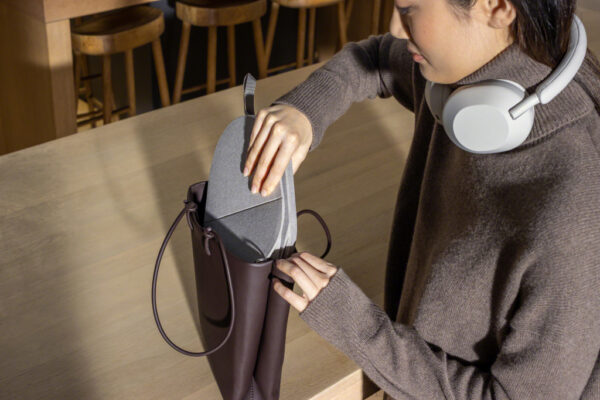 Sony WH-1000XM5 Headset Bedraad en draadloos Hoofdband Oproepen/muziek Bluetooth Zilver, Wit - Afbeelding 6