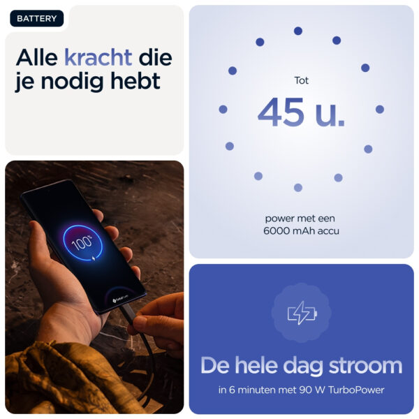 Motorola edge 60 pro 16,9 cm (6.67") Dual SIM Android 15 5G USB Type-C 12 GB 512 GB 6000 mAh Blauw - Afbeelding 10