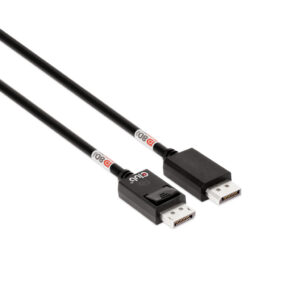 CLUB3D DisplayPort™ 2.1 Bi-Directional VESA DP80 Gecertificeerde kabel 4K240Hz, 8K60Hz or 10K60Hz M/M 1.6m/ Next-Gen Gami