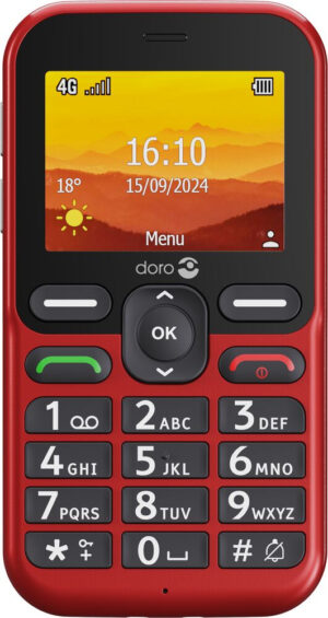 Doro Leva L10 6,1 cm (2.4") 120,7 g Rood Basistelefoon