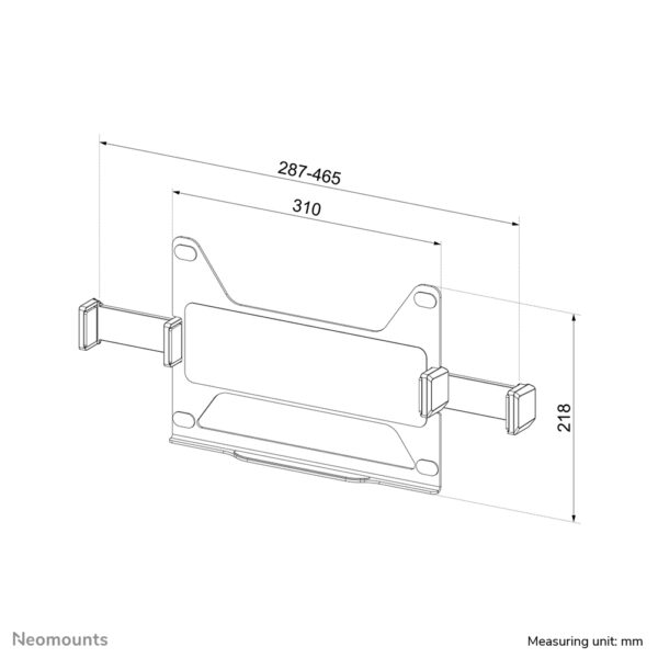 Neomounts ADS20-425BL1 Laptophouder 11.6-17.3" - VESA - universeel - Afbeelding 9