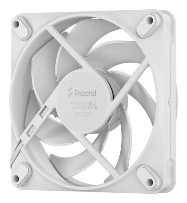 Fractal Design Momentum 12 Computer behuizing Ventilator 12 cm Wit 1 stuk(s) - Afbeelding 5
