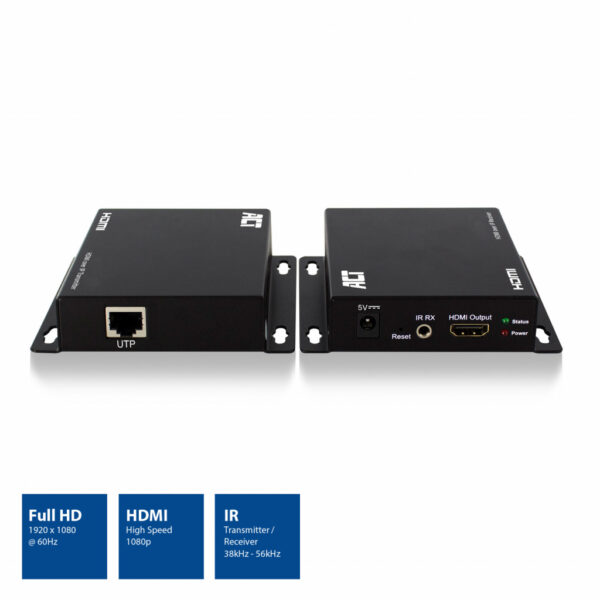 ACT HDMI over IP extender set CATx tot 100 meter - Afbeelding 3