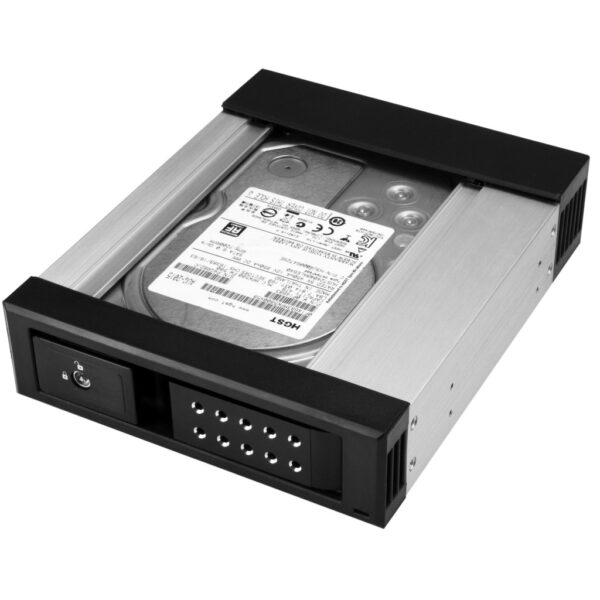 StarTech.com 5.25" naar 3.5" Harde Schijf Hot Swap Bay - Zonder tray - Voor 3.5" SATA/SAS schijven - Aluminium - SAS/ SATA Back - Afbeelding 6