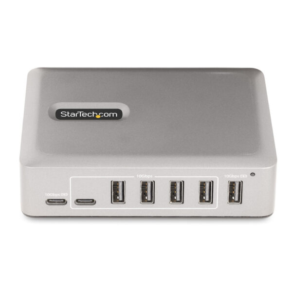 StarTech.com 10G5A2CS-USB-C-HUB interface hub USB 3.2 Gen 2 (3.1 Gen 2) Type-C 10000 Mbit/s Zilver - Afbeelding 7