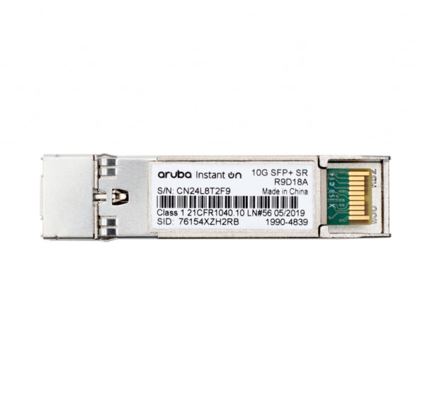 Hewlett Packard Enterprise Aruba Instant On 10G SFP+ LC SR 300m OM3 MMF (x5) netwerk transceiver module Vezel-optiek 10000 Mbit/ - Afbeelding 2