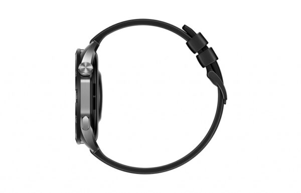 Huawei Watch GT 4 46mm Zwart (Zwarte Siliconenband) - Afbeelding 3