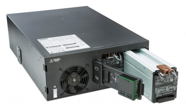 APC Smart-UPS On-Line SRT6KRMXLI - 6kW/VA, 6x C13 + 4x C19 + hardwire 1 fase uitgang, rackmountable, Embedded NMC - Afbeelding 4