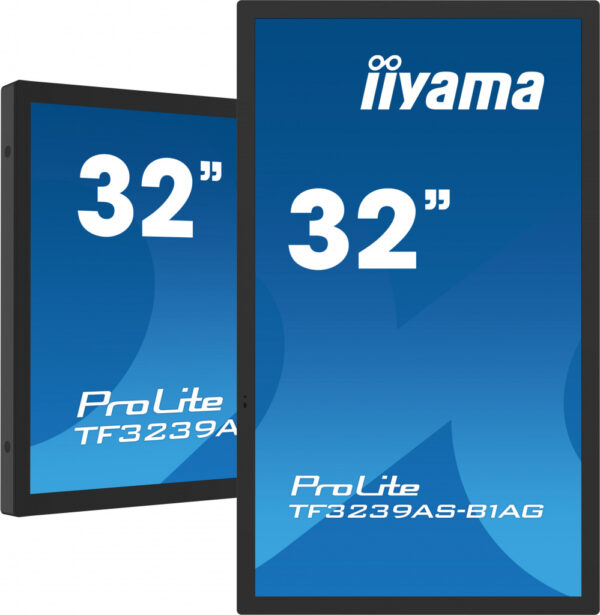 iiyama TF3239AS-B1AG beeldkrant Digitale signage flatscreen 80 cm (31.5") LED 500 cd/m² 2.4K Ultra HD Zwart Touchscreen Type pro - Afbeelding 4
