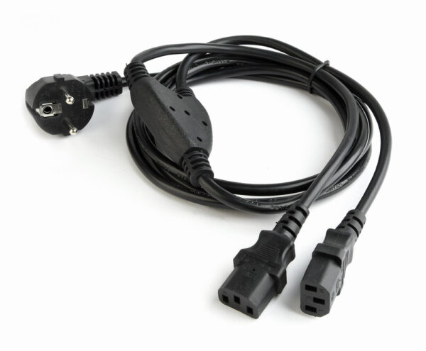 Gembird PC-186-ML6 electriciteitssnoer Zwart 2 m CEE7/4 - Afbeelding 2