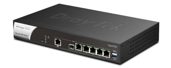 DrayTek Vigor 2962 bedrade router 2.5 Gigabit Ethernet Zwart - Afbeelding 3