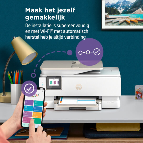 HP ENVY Inspire 7920e Draadloos All-in-One Kleur Printer, Instant Ink; Kopieerapparaat, scanner - Afbeelding 12