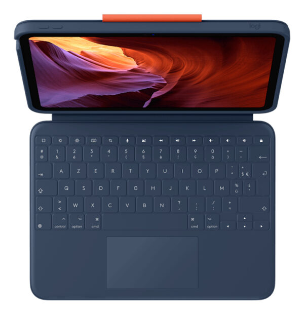 Logitech Rugged Combo 4 Touch AZERTY Frans Smart Connector Blauw - Afbeelding 3